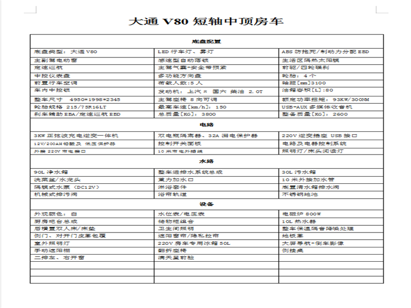 虹宇牌大通V80短轴中顶